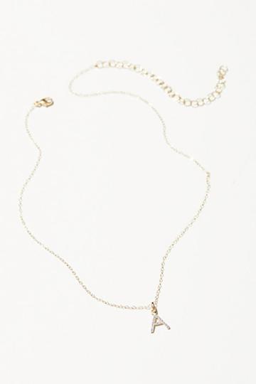 14k Diamond Initial Necklace By Erth Jewelry At Free People